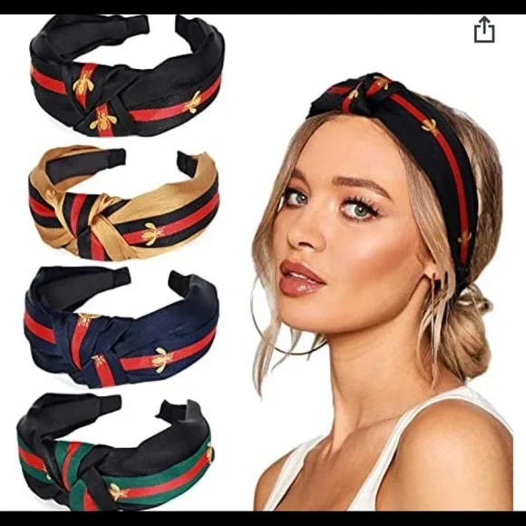 Three hair bands bee and ribbon inspired replica - Picture 2 of 5